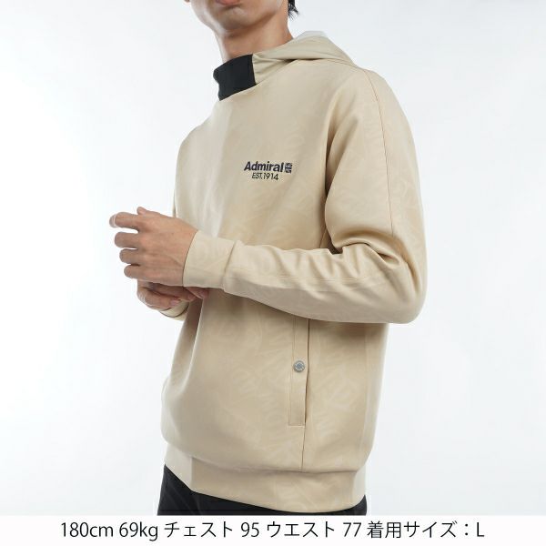 ツアーティー TOUR TEE メンズ メンズ エンボスロゴ ダンボールパーカ ADMA451 詳細6