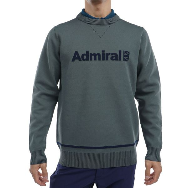 ツアーティー TOUR TEE メンズ メンズ フラッグロゴ クルーネックセーター ADMA452 詳細2