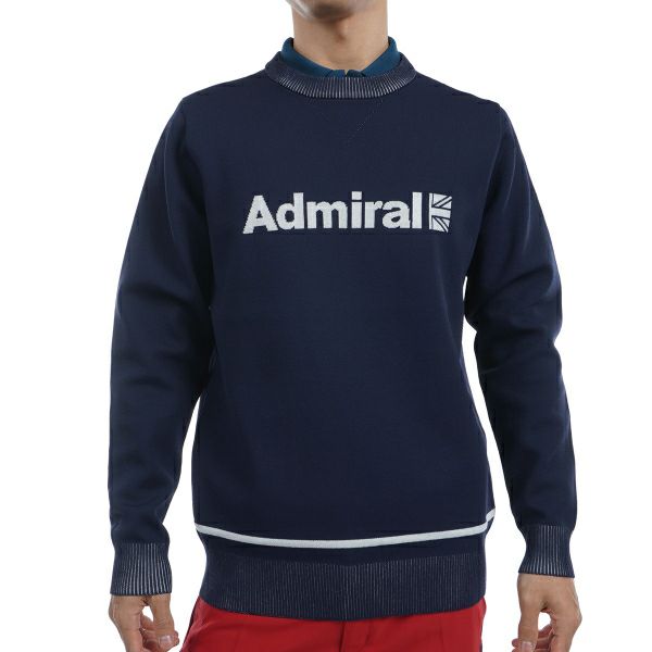 ツアーティー TOUR TEE メンズ メンズ フラッグロゴ クルーネックセーター ADMA452 詳細4