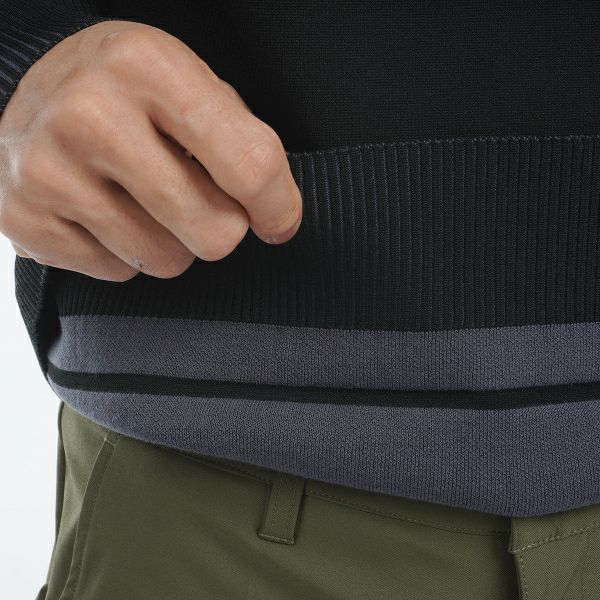 ツアーティー TOUR TEE メンズ メンズ フラッグロゴ クルーネックセーター ADMA452 詳細16