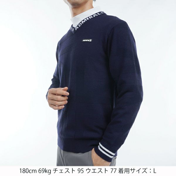 40%OFF】[アドミラル ゴルフ]メンズ ユニオンジャックジャガード