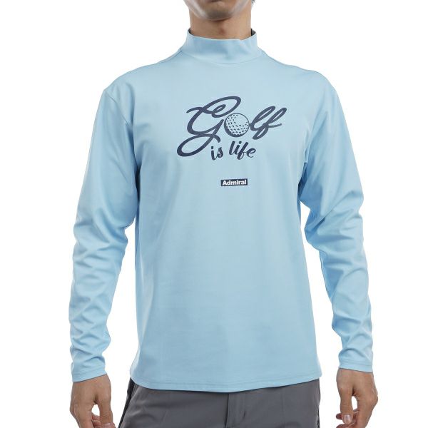 ツアーティー TOUR TEE メンズ メンズ ストレッチロングスリーブ モックネックシャツ ADMA455 詳細1