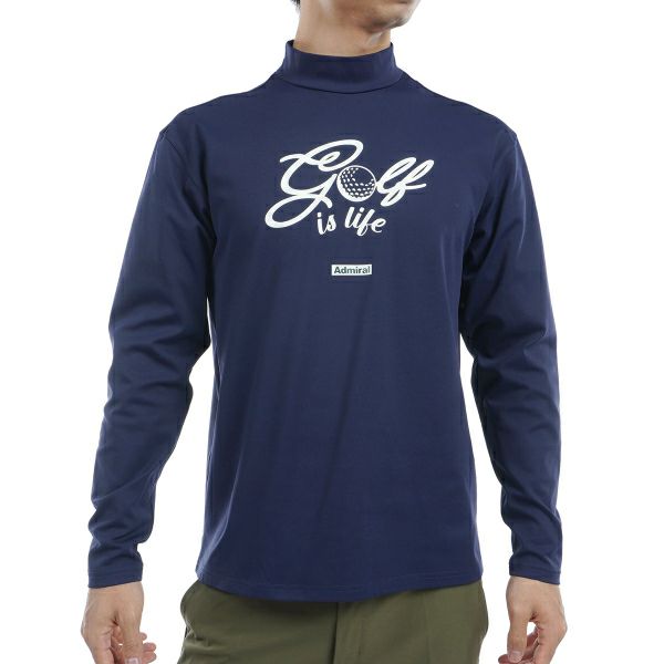 ツアーティー TOUR TEE メンズ メンズ ストレッチロングスリーブ モックネックシャツ ADMA455 詳細3