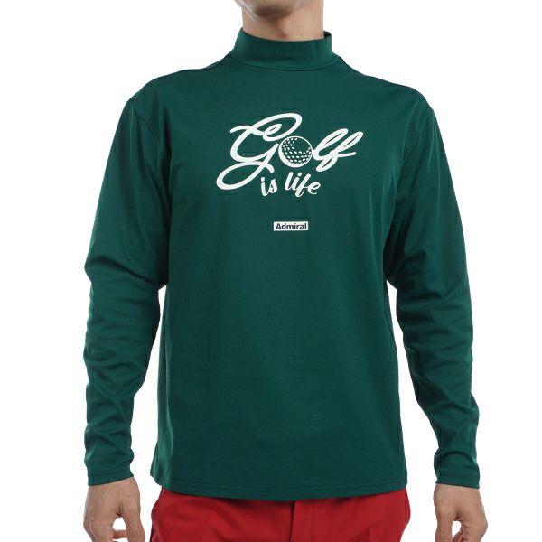 ツアーティー TOUR TEE メンズ メンズ ストレッチロングスリーブ モックネックシャツ ADMA455 詳細5