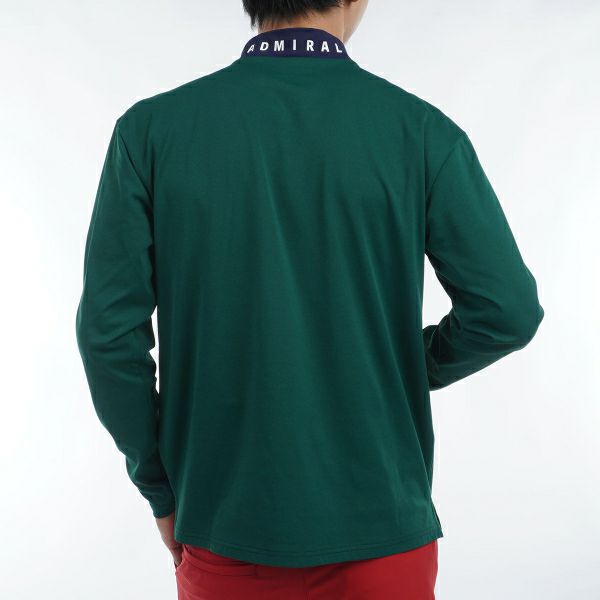 ツアーティー TOUR TEE メンズ メンズ ストレッチロングスリーブ モックネックシャツ ADMA455 詳細15