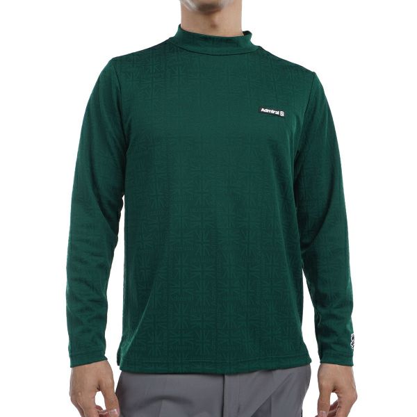 ツアーティー TOUR TEE メンズ メンズ UJジャガード ロングスリーブ モックネックシャツ ADMA456 詳細4