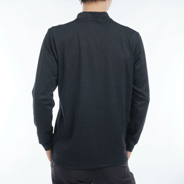 ツアーティー TOUR TEE メンズ メンズ UJジャガード ロングスリーブ モックネックシャツ ADMA456 詳細6