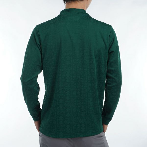 ツアーティー TOUR TEE メンズ メンズ UJジャガード ロングスリーブ モックネックシャツ ADMA456 詳細12