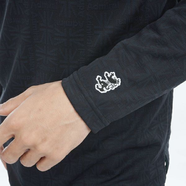 ツアーティー TOUR TEE メンズ メンズ UJジャガード ロングスリーブ モックネックシャツ ADMA456 詳細16