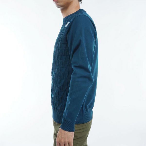 ツアーティー TOUR TEE メンズ メンズ ロゴジャガード クルーネックセーター ADMA460 詳細10