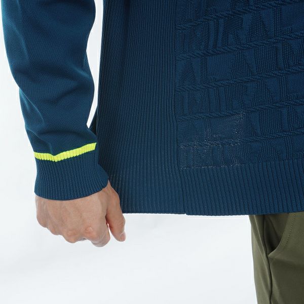 ツアーティー TOUR TEE メンズ メンズ ロゴジャガード クルーネックセーター ADMA460 詳細12