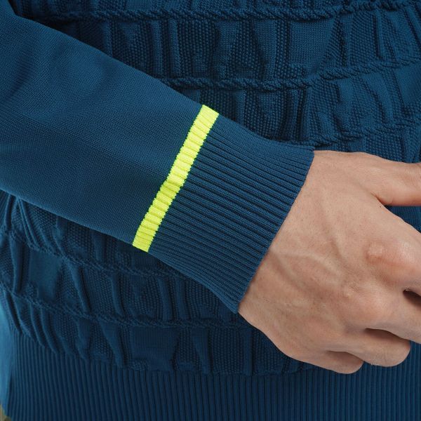 ツアーティー TOUR TEE メンズ メンズ ロゴジャガード クルーネックセーター ADMA460 詳細14