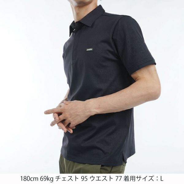 30％OFF】[アドミラル ゴルフ]メンズ ロゴエンボスストレッチ