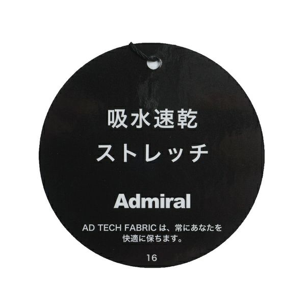 Admiral　アドミラル　ショートスリーブシャツ　ブラック　Ｌサイズ Admiral アドミラル ショートスリーブシャツ ブラック Lサイズ