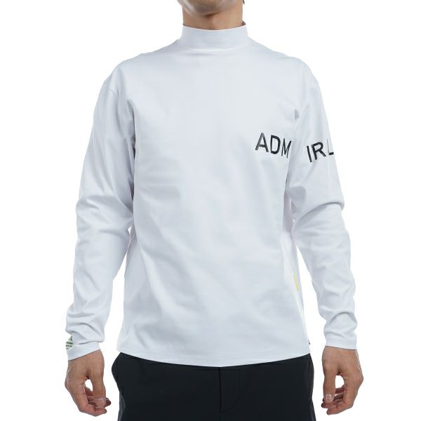 ツアーティー TOUR TEE メンズ メンズ ロゴエンボスストレッチ ロングスリーブ モックネックシャツ ADMA463 詳細2