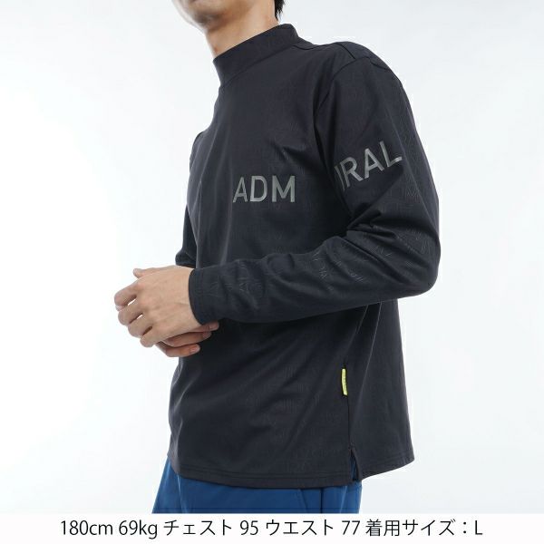 【24時間以内/匿名配送】新品 アドミラルゴルフ メンズ モックネック XL 24時間以内/匿名配送】新品 アドミラルゴルフ メンズ モック