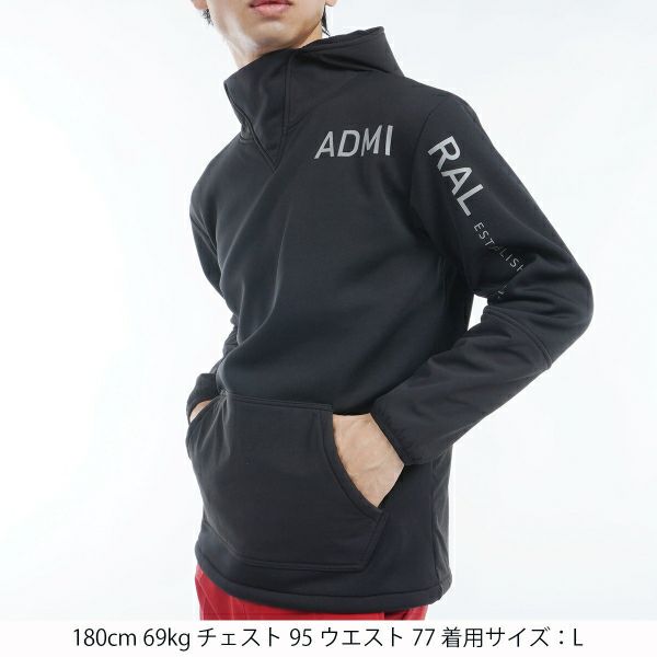 ツアーティー TOUR TEE メンズ メンズ ロゴ ハイブリッドパーカー ADMA465 詳細4