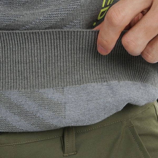 ツアーティー TOUR TEE メンズ メンズ ラインロゴ モックネックセーター ADMA466 詳細18