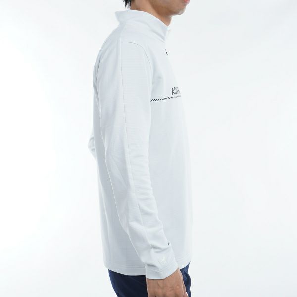 ツアーティー TOUR TEE メンズ メンズ 裏起毛 ロングスリーブハーフジップシャツ ADMA467 詳細8