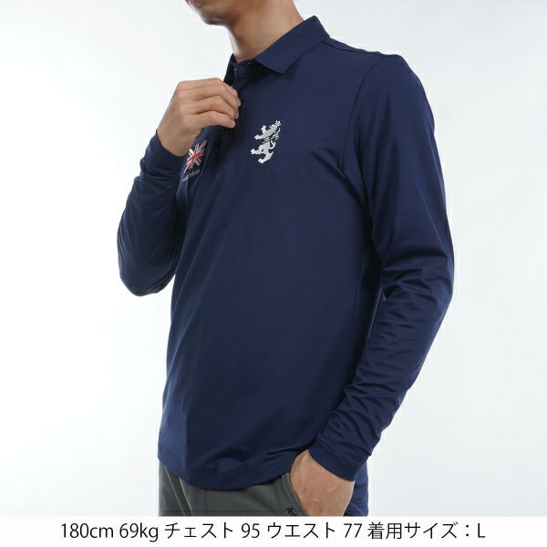 ツアーティー TOUR TEE メンズ メンズ フラッグ ロングスリーブシャツ ADMA474 詳細5