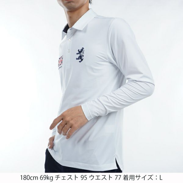 40%OFF】[アドミラル ゴルフ]メンズ フラッグ ロングスリーブシャツ