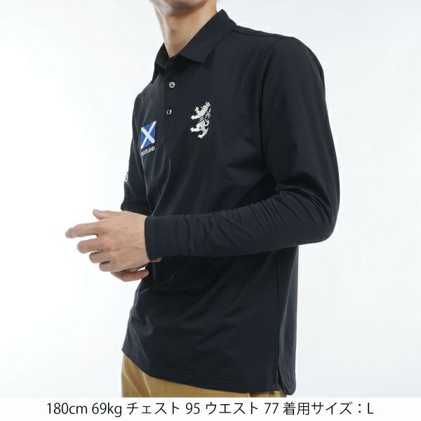 ツアーティー TOUR TEE メンズ メンズ フラッグ ロングスリーブシャツ ADMA474 詳細9