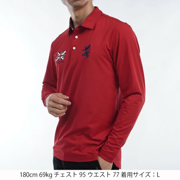 ツアーティー TOUR TEE メンズ メンズ フラッグ ロングスリーブシャツ ADMA474 詳細11