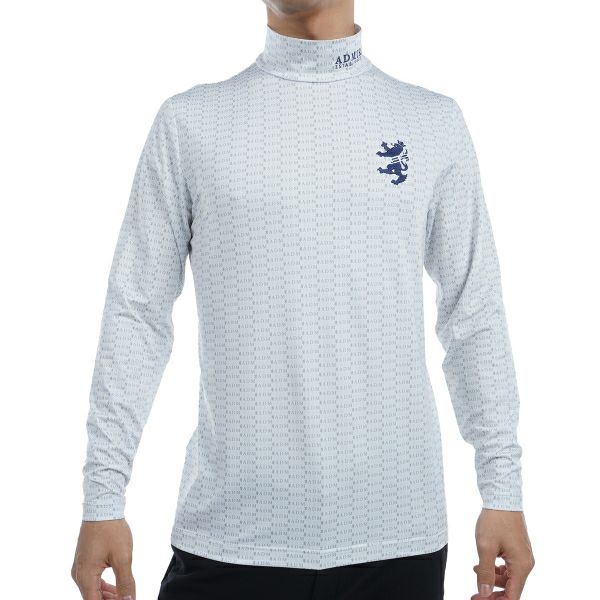 ツアーティー TOUR TEE メンズ メンズ ビッグランパント 裏起毛ハイネックシャツ ADMA476 詳細1
