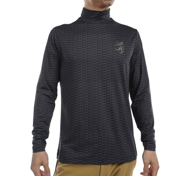 ツアーティー TOUR TEE メンズ メンズ ビッグランパント 裏起毛ハイネックシャツ ADMA476 詳細2
