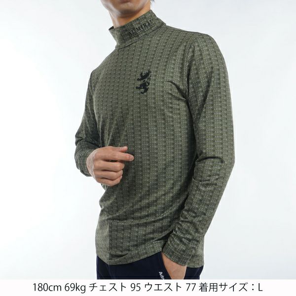 ツアーティー TOUR TEE メンズ メンズ ビッグランパント 裏起毛ハイネックシャツ ADMA476 詳細8