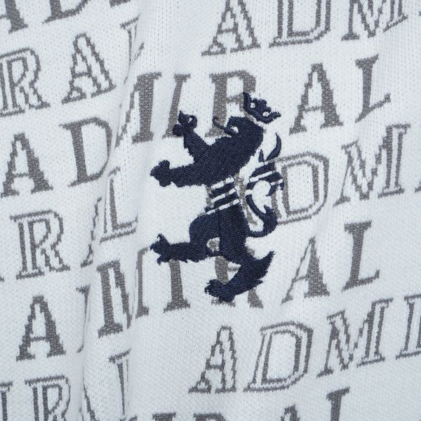 ツアーティー TOUR TEE メンズ メンズ ビッグランパント ロゴジャガード モックネックセーター ADMA480 詳細17