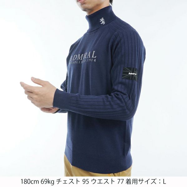 ツアーティー TOUR TEE メンズ メンズ 2段ロゴ タートルセーター ADMA481 詳細7