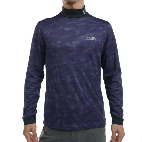 ツアーティー TOUR TEE メンズ メンズ 裏起毛 カモフラプリント ハイネックシャツ ADMA483 詳細1