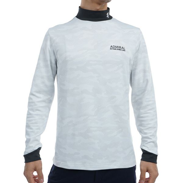 ツアーティー TOUR TEE メンズ メンズ 裏起毛 カモフラプリント ハイネックシャツ ADMA483 詳細2