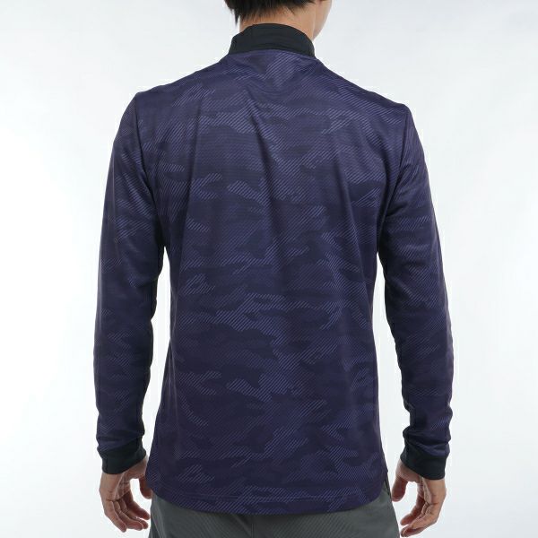 ツアーティー TOUR TEE メンズ メンズ 裏起毛 カモフラプリント ハイネックシャツ ADMA483 詳細5