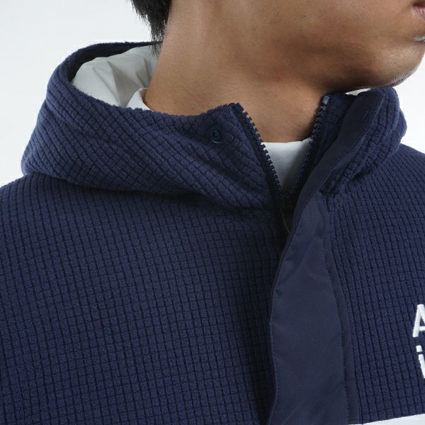 30％OFF】[アドミラル ゴルフ]メンズ ボアミックス 中綿ハーフ