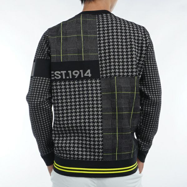 ツアーティー TOUR TEE メンズ メンズ ツイーディーパターンミックス クルーネックセーター ADMA489 詳細5