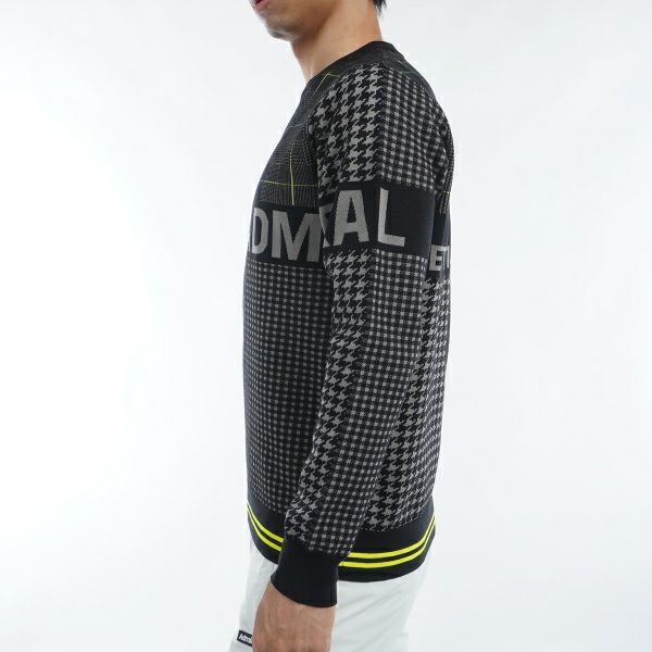 ツアーティー TOUR TEE メンズ メンズ ツイーディーパターンミックス クルーネックセーター ADMA489 詳細10