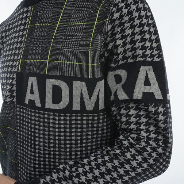 ツアーティー TOUR TEE メンズ メンズ ツイーディーパターンミックス クルーネックセーター ADMA489 詳細12