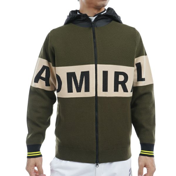 ツアーティー TOUR TEE メンズ メンズ 防風裏地付 フルジップニットジャケット ADMA491 詳細1