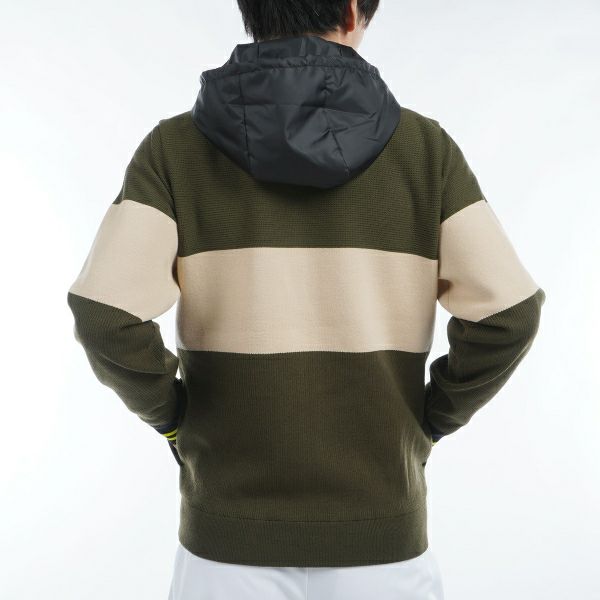 ツアーティー TOUR TEE メンズ メンズ 防風裏地付 フルジップニットジャケット ADMA491 詳細5