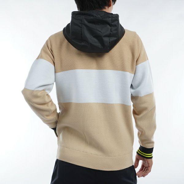 ツアーティー TOUR TEE メンズ メンズ 防風裏地付 フルジップニットジャケット ADMA491 詳細9