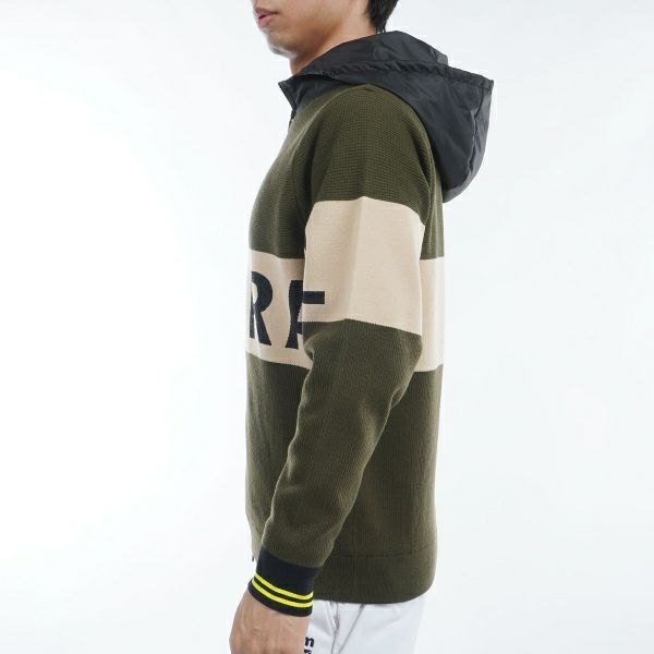 ツアーティー TOUR TEE メンズ メンズ 防風裏地付 フルジップニットジャケット ADMA491 詳細10