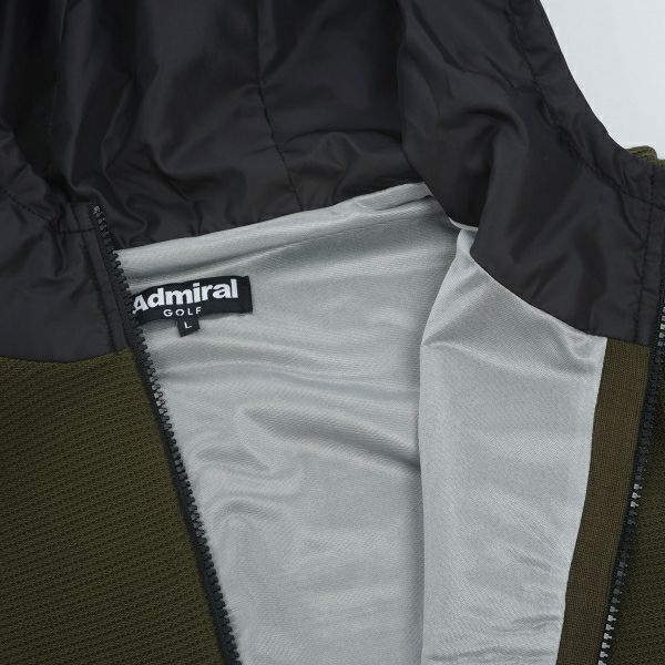 40%OFF】[アドミラル ゴルフ]メンズ 防風裏地付 フルジップニット