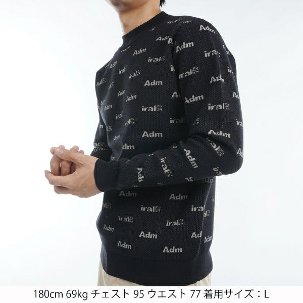 ツアーティー TOUR TEE メンズ メンズ ロゴツイーディー モックセーター ADMA493 詳細8