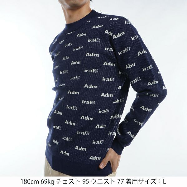ツアーティー TOUR TEE メンズ メンズ ロゴツイーディー モックセーター ADMA493 詳細12
