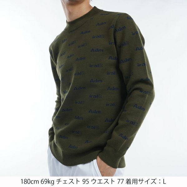 ツアーティー TOUR TEE メンズ メンズ ロゴツイーディー モックセーター ADMA493 詳細14