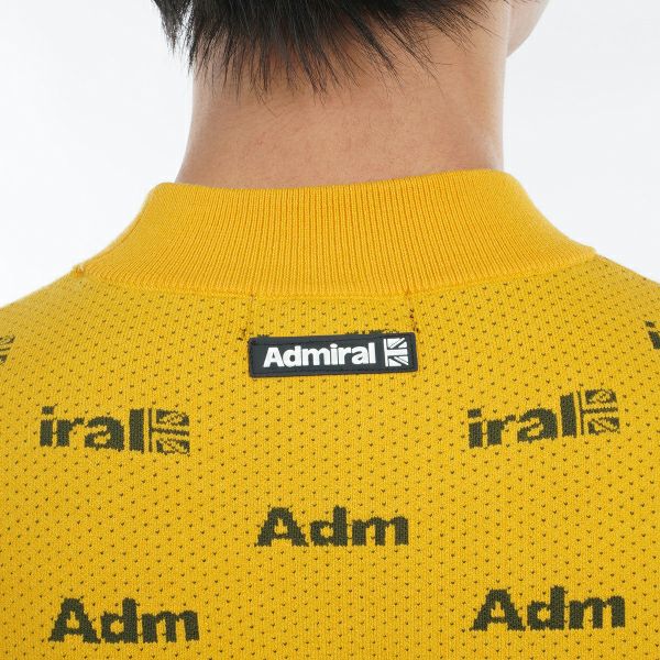 40%OFF】[アドミラル ゴルフ]メンズ ロゴツイーディー モックセーター