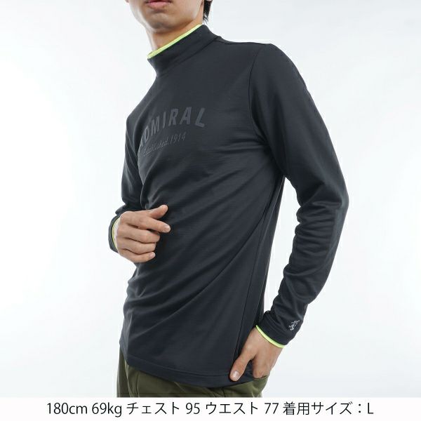 ツアーティー TOUR TEE メンズ メンズ 裏起毛 モックネックシャツ ADMA494 詳細10