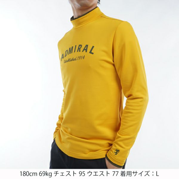 ツアーティー TOUR TEE メンズ メンズ 裏起毛 モックネックシャツ ADMA494 詳細14